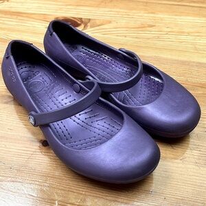 Crocs Maryjanes purple size 6